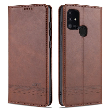 AZNS Magnetic Calf Texture Horizontal Flip Leather Case with Card Slots & Holder & Wallet, For Samsung Galaxy A11, For Samsung Galaxy A21s, For Samsung Galaxy A31, For Samsung Galaxy A41