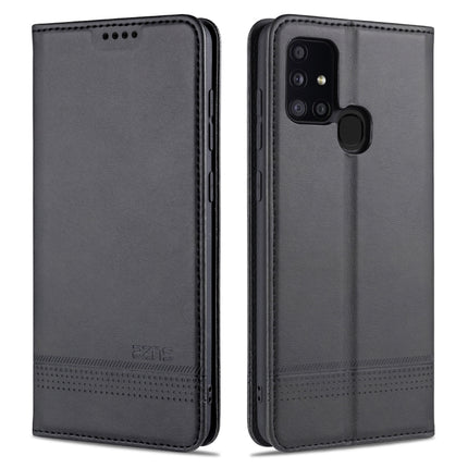 AZNS Magnetic Calf Texture Horizontal Flip Leather Case with Card Slots & Holder & Wallet, For Samsung Galaxy A11, For Samsung Galaxy A21s, For Samsung Galaxy A31, For Samsung Galaxy A41