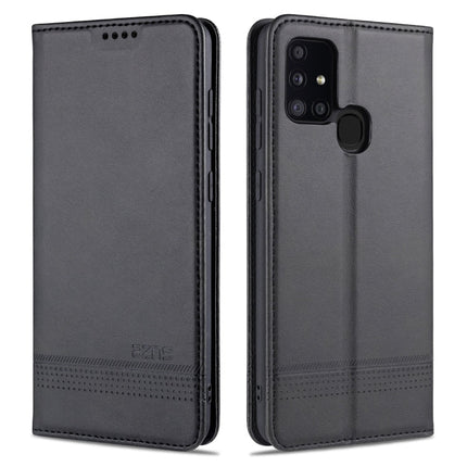 AZNS Magnetic Calf Texture Horizontal Flip Leather Case with Card Slots & Holder & Wallet, For Samsung Galaxy A11, For Samsung Galaxy A21s, For Samsung Galaxy A31, For Samsung Galaxy A41