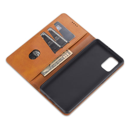 AZNS Magnetic Calf Texture Horizontal Flip Leather Case with Card Slots & Holder & Wallet, For Samsung Galaxy A51, For Samsung Galaxy A71, For Samsung Galaxy Note 10 Lite