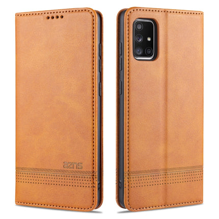 AZNS Magnetic Calf Texture Horizontal Flip Leather Case with Card Slots & Holder & Wallet, For Samsung Galaxy A51, For Samsung Galaxy A71, For Samsung Galaxy Note 10 Lite