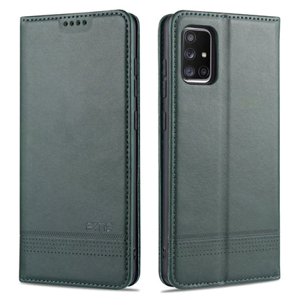 AZNS Magnetic Calf Texture Horizontal Flip Leather Case with Card Slots & Holder & Wallet, For Samsung Galaxy A51, For Samsung Galaxy A71, For Samsung Galaxy Note 10 Lite