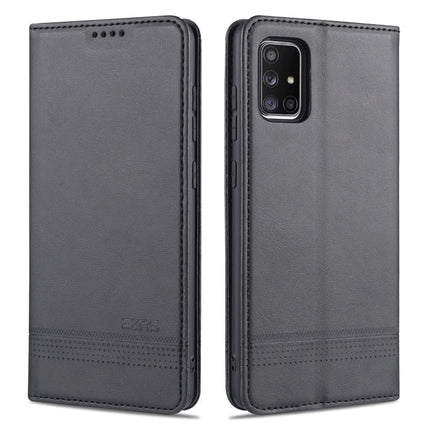 AZNS Magnetic Calf Texture Horizontal Flip Leather Case with Card Slots & Holder & Wallet, For Samsung Galaxy A51, For Samsung Galaxy A71, For Samsung Galaxy Note 10 Lite
