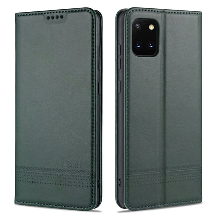 AZNS Magnetic Calf Texture Horizontal Flip Leather Case with Card Slots & Holder & Wallet, For Samsung Galaxy A51, For Samsung Galaxy A71, For Samsung Galaxy Note 10 Lite