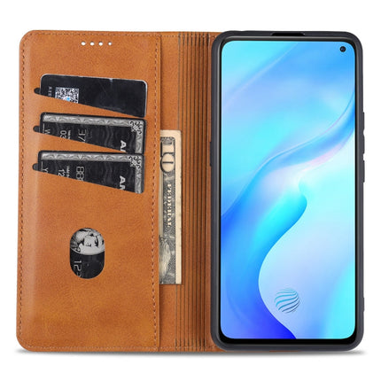 AZNS Magnetic Calf Texture Horizontal Flip Leather Case with Card Slots & Holder & Wallet, For vivo X30 / X30 Pro, For vivo X50 / X50 Pro, For vivo Y50, For vivo Z6