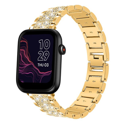 xDfind Diamond Jewelry Steel Watch Band, 20mm For COROS APEX 2 42mm / PACE 2, 20mm For Ticwatch GTH / E3 / E / 2, 22mm For Ticwatch Pro X / Pro3 / Pro / GTX / E2, 20mm For Xiaomi Haylou RS4 Plus LS11, 22mm For Xiaomi Watch S3/2 Pro/S2/S1               ...