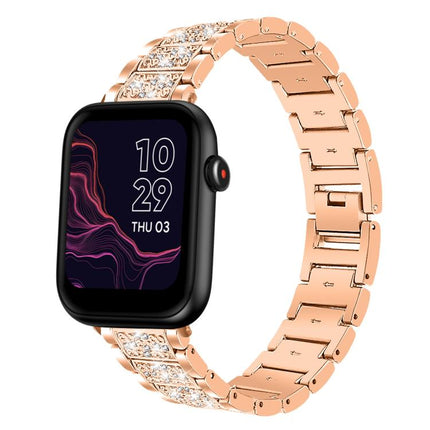 xDfind Diamond Jewelry Steel Watch Band, 20mm For COROS APEX 2 42mm / PACE 2, 20mm For Ticwatch GTH / E3 / E / 2, 22mm For Ticwatch Pro X / Pro3 / Pro / GTX / E2, 20mm For Xiaomi Haylou RS4 Plus LS11, 22mm For Xiaomi Watch S3/2 Pro/S2/S1               ...