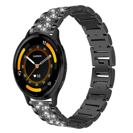 xDfind Diamond Jewelry Steel Watch Band, 22mm For Suunto Race S / Race / 9 Peak / 5 Peak, 20mm For Garmin Forerunner 570 42mm/245/645/158, 22mm For Garmin Venu 3 / vivoactive4, 20mm For Garmin venu 2 / venu / Sq2 / Sq                                   ...