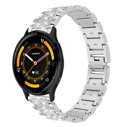 xDfind Diamond Jewelry Steel Watch Band, 22mm For Suunto Race S / Race / 9 Peak / 5 Peak, 20mm For Garmin Forerunner 570 42mm/245/645/158, 22mm For Garmin Venu 3 / vivoactive4, 20mm For Garmin venu 2 / venu / Sq2 / Sq                                   ...