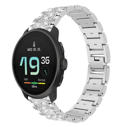 xDfind Diamond Jewelry Steel Watch Band, 22mm For Suunto Race S / Race / 9 Peak / 5 Peak, 20mm For Garmin Forerunner 570 42mm/245/645/158, 22mm For Garmin Venu 3 / vivoactive4, 20mm For Garmin venu 2 / venu / Sq2 / Sq                                   ...