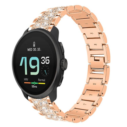 xDfind Diamond Jewelry Steel Watch Band, 22mm For Suunto Race S / Race / 9 Peak / 5 Peak, 20mm For Garmin Forerunner 570 42mm/245/645/158, 22mm For Garmin Venu 3 / vivoactive4, 20mm For Garmin venu 2 / venu / Sq2 / Sq                                   ...