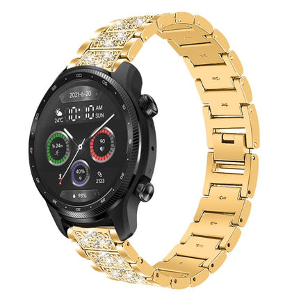 xDfind Diamond Jewelry Steel Watch Band, 20mm For COROS APEX 2 42mm / PACE 2, 20mm For Ticwatch GTH / E3 / E / 2, 22mm For Ticwatch Pro X / Pro3 / Pro / GTX / E2, 20mm For Xiaomi Haylou RS4 Plus LS11, 22mm For Xiaomi Watch S3/2 Pro/S2/S1               ...