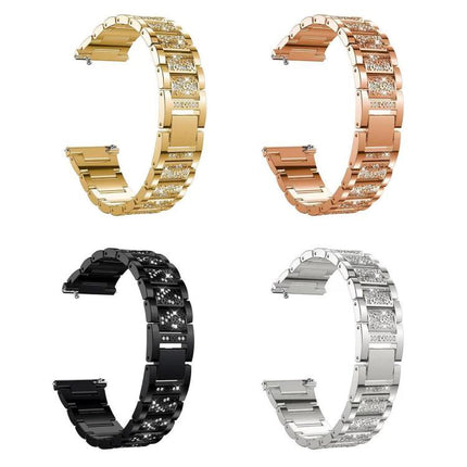 xDfind Diamond Jewelry Steel Watch Band, 22mm For Suunto Race S / Race / 9 Peak / 5 Peak, 20mm For Garmin Forerunner 570 42mm/245/645/158, 22mm For Garmin Venu 3 / vivoactive4, 20mm For Garmin venu 2 / venu / Sq2 / Sq                                   ...