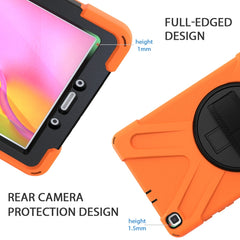 Shockproof Colorful Silicone + PC Protective Case with Holder & Hand Grip Strap, For Samsung Tab A 8.0(2019) T290 / T295, For Samsung Galaxy Tab Active Pro T540 / T545 / Tab Active4 Pro