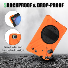 Shockproof Colorful Silicone + PC Protective Case with Holder & Hand Grip Strap, For Samsung Tab A 8.0(2019) T290 / T295, For Samsung Galaxy Tab Active Pro T540 / T545 / Tab Active4 Pro