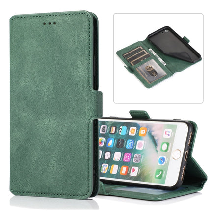 Retro Magnetic Closing Clasp Horizontal Flip Leather Case with Holder & Card Slots & Photo Frame & Wallet, For iPhone 6, For iPhone 6 Plus, For iPhone SE 2022 / SE 2020 / 8 / 7, For iPhone 8 Plus / 7 Plus