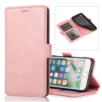 Retro Magnetic Closing Clasp Horizontal Flip Leather Case with Holder & Card Slots & Photo Frame & Wallet, For iPhone 6, For iPhone 6 Plus, For iPhone SE 2022 / SE 2020 / 8 / 7, For iPhone 8 Plus / 7 Plus