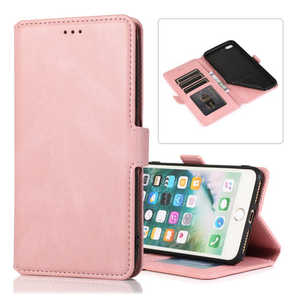 Retro Magnetic Closing Clasp Horizontal Flip Leather Case with Holder & Card Slots & Photo Frame & Wallet, For iPhone 6, For iPhone 6 Plus, For iPhone SE 2022 / SE 2020 / 8 / 7, For iPhone 8 Plus / 7 Plus