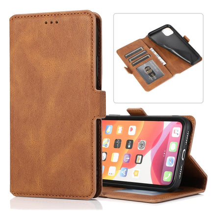 Retro Magnetic Closing Clasp Horizontal Flip Leather Case with Holder & Card Slots & Photo Frame & Wallet, For iPhone 11, For iPhone 11 Pro, For iPhone 11 Pro Max, For iPhone XS / X