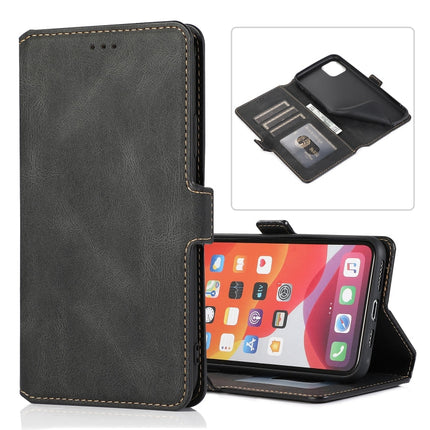 Retro Magnetic Closing Clasp Horizontal Flip Leather Case with Holder & Card Slots & Photo Frame & Wallet, For iPhone 11, For iPhone 11 Pro, For iPhone 11 Pro Max, For iPhone XS / X