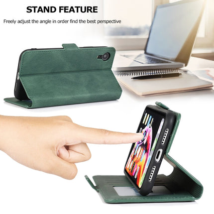 Retro Magnetic Closing Clasp Horizontal Flip Leather Case with Holder & Card Slots & Photo Frame & Wallet, For iPhone XR, For iPhone XS Max
