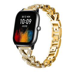 xDfind Small Twist Diamond Metal Watch Band