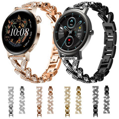 xDfind Small Twist Diamond Metal Watch Band