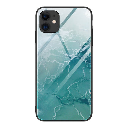 Marble Pattern Glass Protective Case, For iPhone 12 mini, For iPhone 12 Pro Max, For iPhone 11 Pro