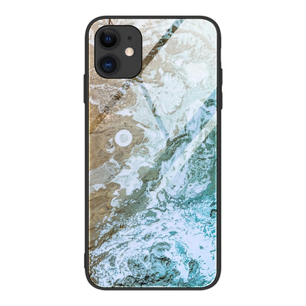 Marble Pattern Glass Protective Case, For iPhone 12 mini, For iPhone 12 Pro Max, For iPhone 11 Pro