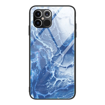 Marble Pattern Glass Protective Case, For iPhone 12 mini, For iPhone 12 Pro Max, For iPhone 11 Pro