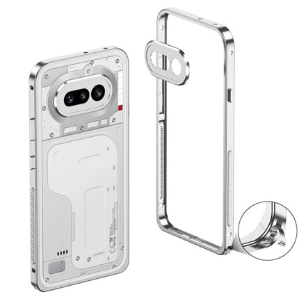 Metal Frame Heat Dissipation Phone Case with Camera Guard Ring, For Nothing Phone 4a Pro, For Nothing Phone 4a, For Nothing Phone 3, For Nothing Phone 3a, For Nothing Phone 3a Pro