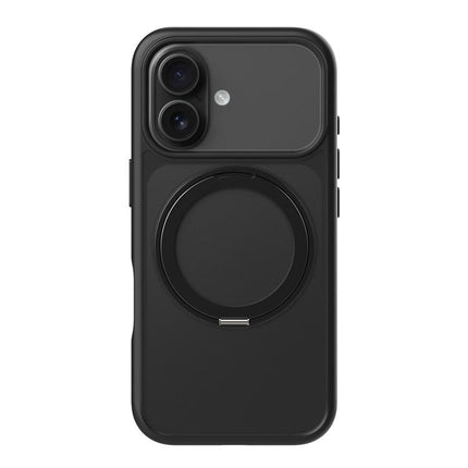 Kalebol Frosted MagSafe Holder Acrylic Hybrid TPU Phone Case, For iPhone 17 Pro Max, For iPhone 17 Pro, For iPhone 17, For iPhone Air