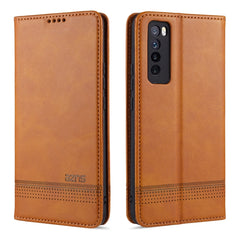 AZNS Magnetic Calf Texture Horizontal Flip Leather Case with Card Slots & Holder & Wallet, For Huawei Nova 7 SE, For Huawei Nova 7, For Huawei Enjoy 20, For Huawei Maimang 9