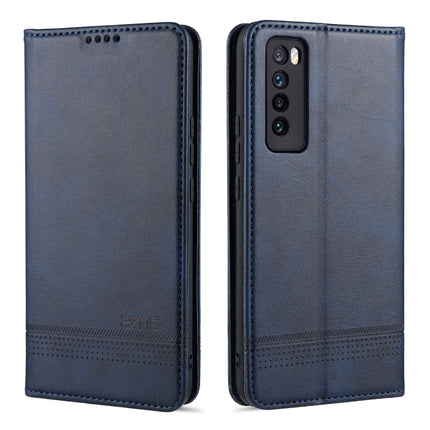 AZNS Magnetic Calf Texture Horizontal Flip Leather Case with Card Slots & Holder & Wallet, For Huawei Nova 7, For Huawei Nova 7 SE, For Huawei Enjoy 20, For Huawei Maimang 9