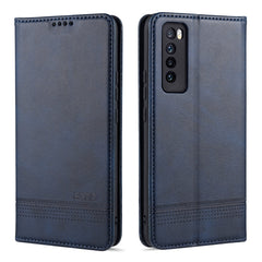 AZNS Magnetic Calf Texture Horizontal Flip Leather Case with Card Slots & Holder & Wallet, For Huawei Nova 7 SE, For Huawei Nova 7, For Huawei Enjoy 20, For Huawei Maimang 9