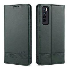 AZNS Magnetic Calf Texture Horizontal Flip Leather Case with Card Slots & Holder & Wallet, For Huawei Nova 7 SE, For Huawei Nova 7, For Huawei Enjoy 20, For Huawei Maimang 9