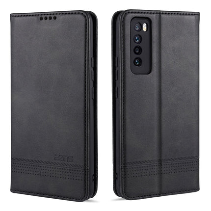 AZNS Magnetic Calf Texture Horizontal Flip Leather Case with Card Slots & Holder & Wallet, For Huawei Nova 7, For Huawei Nova 7 SE, For Huawei Enjoy 20, For Huawei Maimang 9