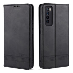 AZNS Magnetic Calf Texture Horizontal Flip Leather Case with Card Slots & Holder & Wallet, For Huawei Nova 7 SE, For Huawei Nova 7, For Huawei Enjoy 20, For Huawei Maimang 9