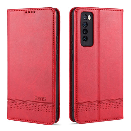 AZNS Magnetic Calf Texture Horizontal Flip Leather Case with Card Slots & Holder & Wallet, For Huawei Nova 7, For Huawei Nova 7 SE, For Huawei Enjoy 20, For Huawei Maimang 9