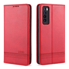 AZNS Magnetic Calf Texture Horizontal Flip Leather Case with Card Slots & Holder & Wallet, For Huawei Nova 7 SE, For Huawei Nova 7, For Huawei Enjoy 20, For Huawei Maimang 9
