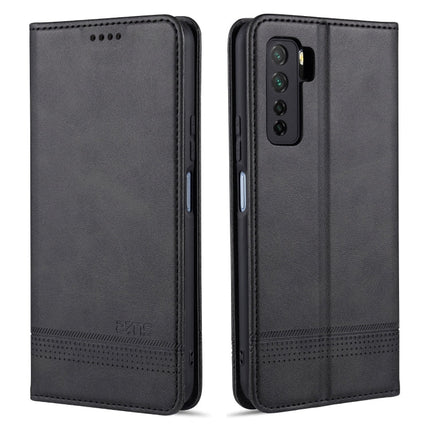 AZNS Magnetic Calf Texture Horizontal Flip Leather Case with Card Slots & Holder & Wallet, For Huawei Nova 7, For Huawei Nova 7 SE, For Huawei Enjoy 20, For Huawei Maimang 9