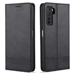 AZNS Magnetic Calf Texture Horizontal Flip Leather Case with Card Slots & Holder & Wallet, For Huawei Nova 7 SE, For Huawei Nova 7, For Huawei Enjoy 20, For Huawei Maimang 9