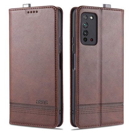 AZNS Magnetic Calf Texture Horizontal Flip Leather Case with Card Slots & Holder & Wallet, For Huawei Honor X10, For OPPO A9 (2020), For OPPO A31 / A8, For Samsung Galaxy S20