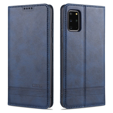 AZNS Magnetic Calf Texture Horizontal Flip Leather Case with Card Slots & Holder & Wallet, For Samsung Galaxy S20+