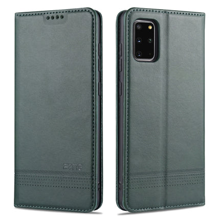 AZNS Magnetic Calf Texture Horizontal Flip Leather Case with Card Slots & Holder & Wallet, For Samsung Galaxy S20+