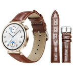18mm For Huawei GT5/GT4 41mm / OPPO Watch X2 Mini / Dark Brown