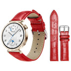 18mm For Huawei GT5/GT4 41mm / OPPO Watch X2 Mini / Red