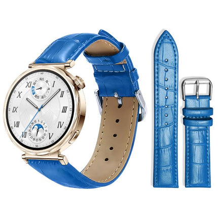 xDfind Bamboo Texture Pin Buckle Leather Watch Band, 22mm For Huawei Watch GT5/GT5 Pro/4/4 Pro, 18mm For Huawei GT5/GT4 41mm / OPPO Watch X2 Mini, 20mm For Huawei Watch GT 4 / GT 3 / GT 2
