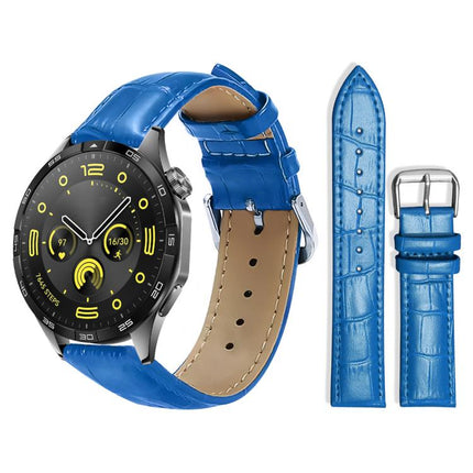 xDfind Bamboo Texture Pin Buckle Leather Watch Band, 22mm For Huawei Watch GT5/GT5 Pro/4/4 Pro, 18mm For Huawei GT5/GT4 41mm / OPPO Watch X2 Mini, 20mm For Huawei Watch GT 4 / GT 3 / GT 2