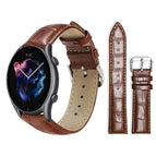 22mm For Amazfit GTR 4/3/3 Pro/Bip6/Bip5 / Dark Brown